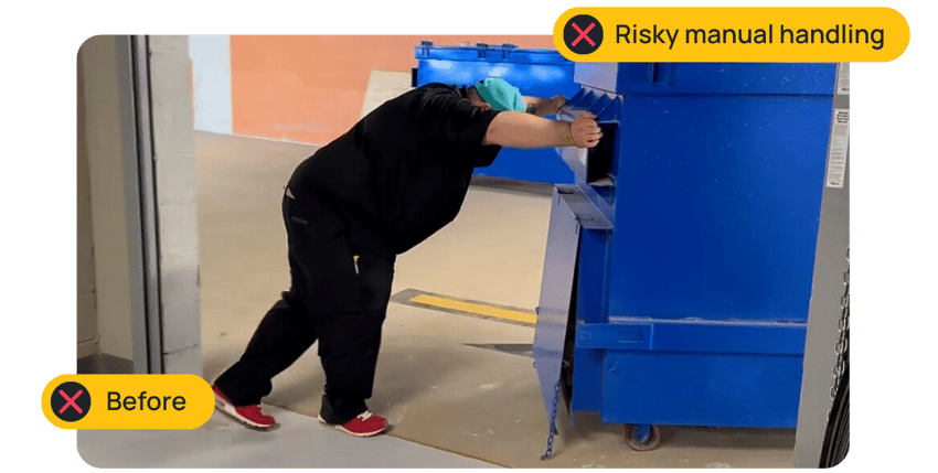 Before - Manual Handling Greystar-1