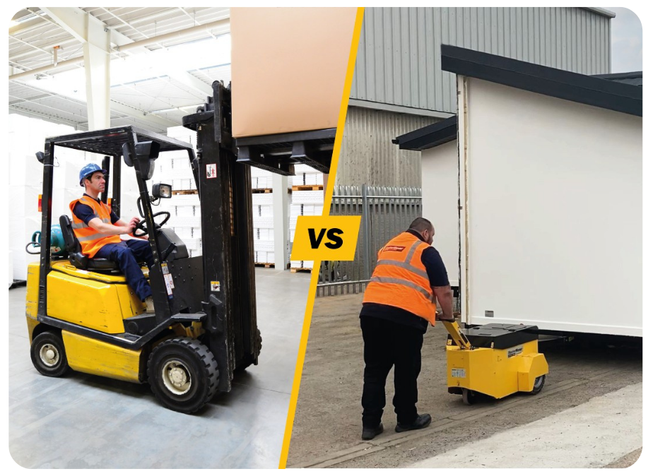 Forklift vs tugs