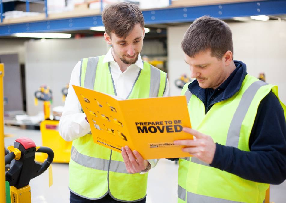 MasterMover employees in a warehouse
