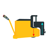 Elektroschlepper mit Gewichtsverlagerung - icon