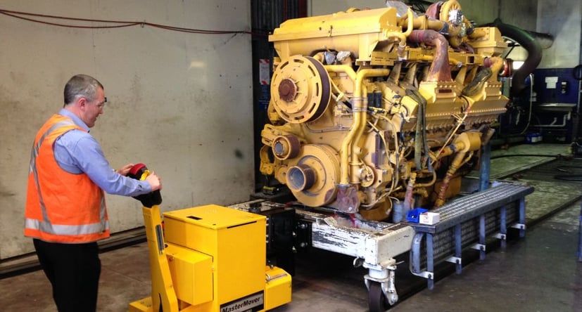 MasterTug MT500 moving a generator