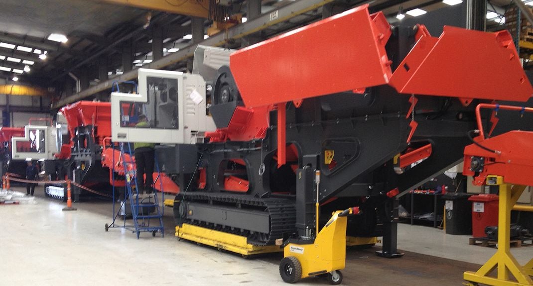 AllTerrain ATP400 moving agricultural machinery for Sandvik
