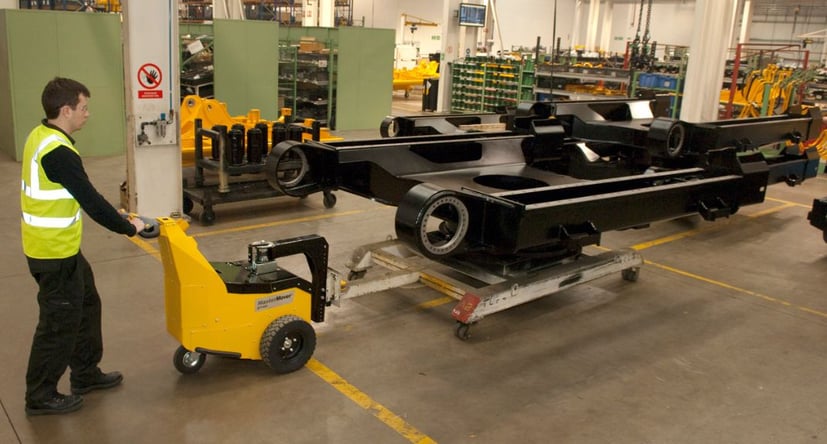 AllTerrain ATP400 moving heavy components during manufacturing