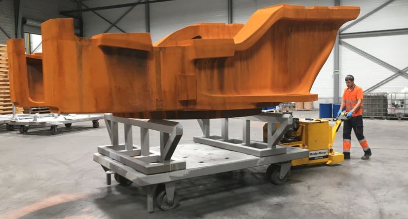 MasterTug bewegt Windturbinenelemente in der Produktion