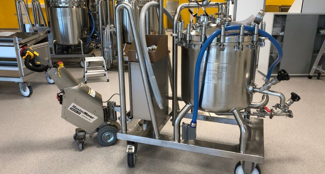 Stainless Steel SmartMover SM100+ moving biopharmaceutical equipment
