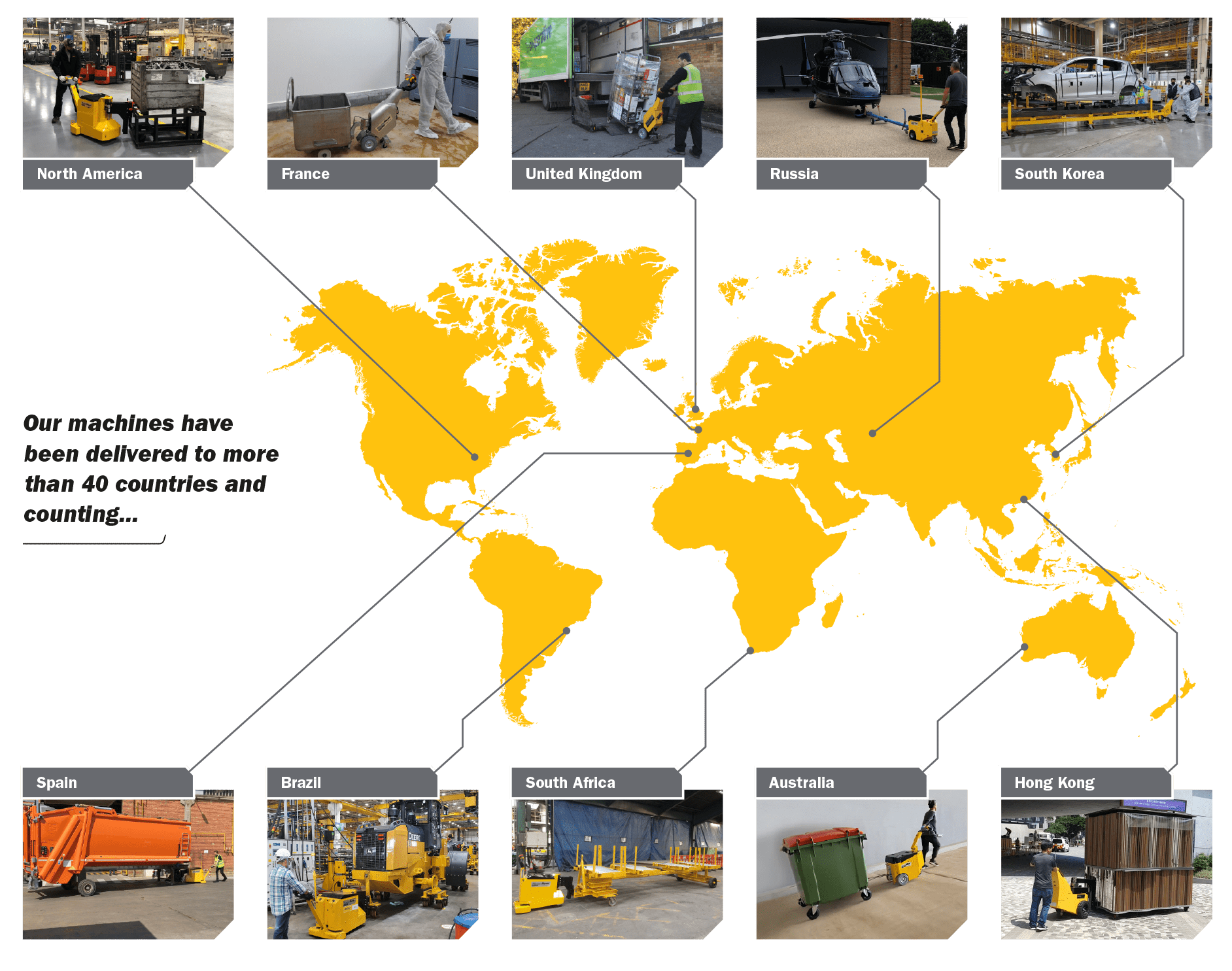 MasterMover Global Deliveries Map