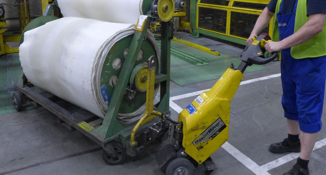 Paper Manufacturers  Paper Roll Mover Electric Pushers - MasterMover