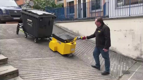 Mülltonnen-Kupplung für Elektroschlepper 1500kg PLUS+ | ET15PR-GARBAGEHITCH