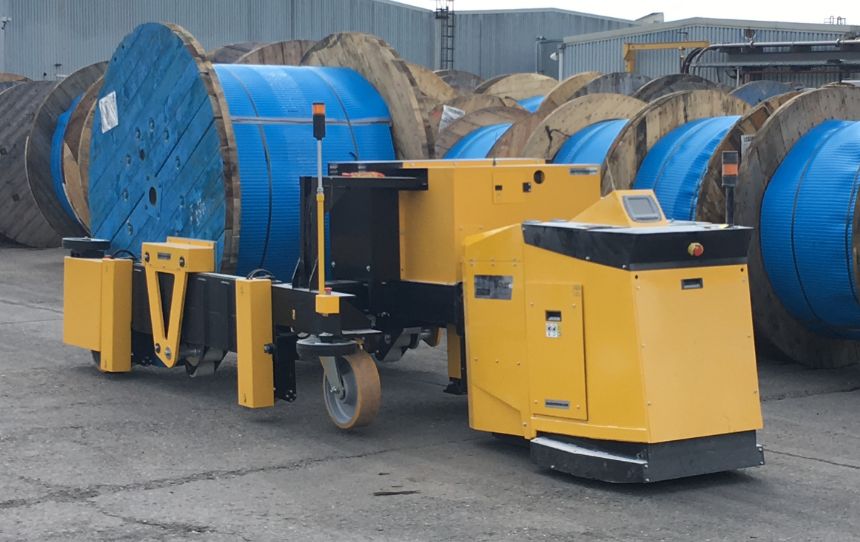 Cable & Reel Manufacturing  Electric Tugs For Cable Drum Handling
