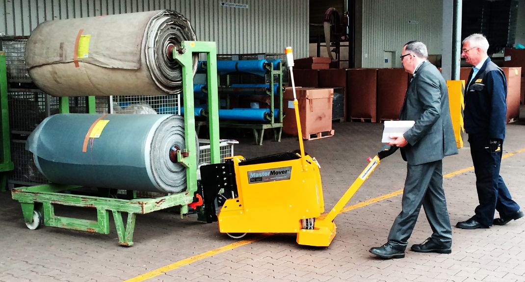 Paper Manufacturers  Paper Roll Mover Electric Pushers - MasterMover